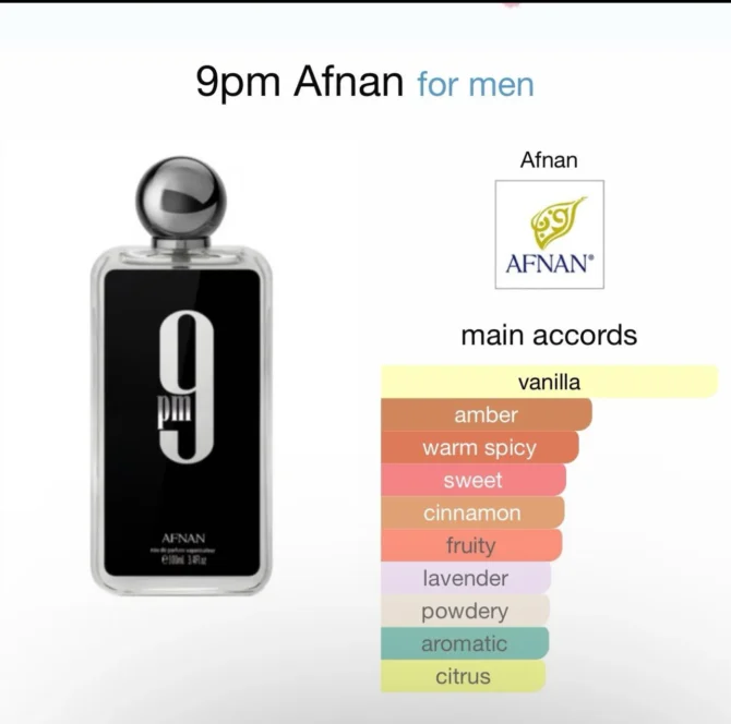 Afnan 9PM EDP 10 ml with Original Bottle