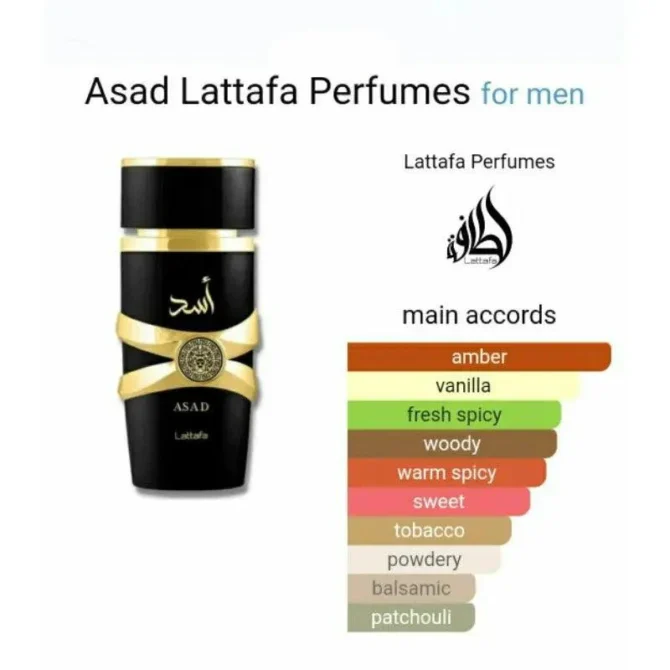 Lattafa Asad EDP 10 ml with Original Bottle